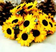 Sunflower Flower Mulberry Paper Flower Craft Scrap Booking Flower Wedding Decor