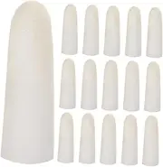 Healeved 100 Pcs Anti-static Electric Anti-slip Gel Anti- Protective Cuticle Remover Orange Nail Polish Anti-slip Protectors Emulsion White