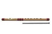 Flutes PVC Fiber E Sharp Bansuri Middle Octave Left Handed Musical Instruments