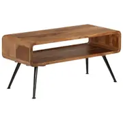 Coffee Table Solid Sheesham Wood 95x40x45 cm vidaXL