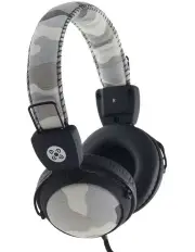 [Moki] Camo Headphones + Inline Microphone in Grey