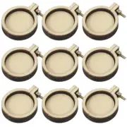 Embroidery Display Frame Drop Pendant Necklace Glass Pendant Set