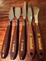 1 X Ironlak Painting Knife Spatula Palette Knife Oil Paint Mixing Scraper Tool