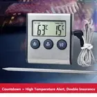 Digital Probe- Food Cooking Timer Kitchen BBQ Oven Grill Meat Thermometer Tool