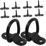MAGICLULU Boat Tie Down Rings Pcs d Ring Tie Down Anchor Hooks Surface Mount for Trucks Trailers Campers