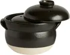 Japanese DONABE Earthen Rice Pot ZEPPIN Banko ware 3 cup/3-go Double Lid