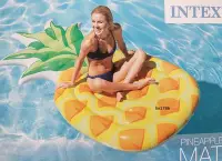 在飛比找Yahoo!奇摩拍賣優惠-INTEX58761 鳳梨充氣浮排 游泳圈 水上浮島 浮圈 