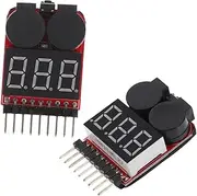 LIFKICH Lithium Battery Voltage Tester Auto Battery Tester Charging Indicator Safety Alarm for Car