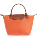 NWT LONGCHAMP Le Pliage Type S Small Handheld Tote 1621089 ORANGE AUTHENTIC
