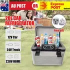 AU 20L Portable Fridge Freezer Cooler Camping Car Home Boat Caravan 12/24/240V E