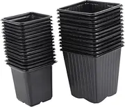CIMAXIC 27Pcs Plant Nursery Pots for Succulents and Flowers Lightweight Sowing Containers with Drainage for Greenhouse and Outdoor Gardening