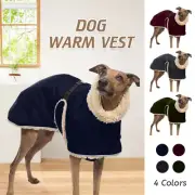 Pet High Collar Jumper Sweater Winter Greyhound Whippet Dog Fleece Coat Jacket