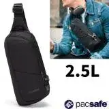 【澳洲 Pacsafe】Vibe 150 Sling Pack 防盜斜背包 2.5L.護照包/60161130 黑