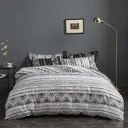 Fabric Fantastic Tugo Reversible Queen Size Quilt/doona/duvet Cover Set