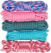 West Coast Paracord Zesty 550lb Paracord Crafting Kit - Random Assortment of Colors and Buckles in 50, 100, Or 200ft Lengths - Make a Variety of Paracord Crafts - Type III Paracord