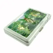 Metal Cigarette Case with Built In Lighter Fairies Design-002 Custom Faery Fae