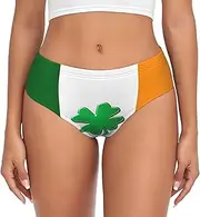 [OAROK] Irish Flag Women'S Triangular Underwear Is Comfortable And Multifunctional Underwear For Daily Wear