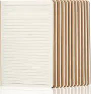 ZCZN 12 Pack A5 Kraft Notebook, Lined Notebooks for Work, Travel, School, 60 ...