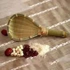 Products Household Rice Colander Bamboo Basket Drain Spoon Bamboo Colander