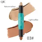 QIC Contouring Stick Double Ended Highlighter and Contour #3 NATURAL & COFFEE