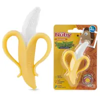 在飛比找Yahoo奇摩購物中心優惠-Nuby 香蕉固齒器 美國 水果固齒器 磨牙器 乳牙刷 78