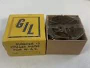 NOS Gilmore W&S WARNER & SWASEY #3 MASTER COLLET PADS 29/64" ROUND