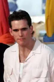Albino Alligator In Deauville France On August 31 1996 Matt Dillon Old Photo