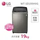 LG樂金 19公斤 TurboWash3D™ 蒸氣直立式直驅變頻洗衣機 不鏽鋼銀 (WT-SD199HVG)