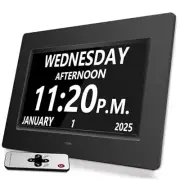Digtal Alarm Clock for Seniors,Digital Clock Llarge Display, Dementia Clock