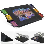 2000 Pieces Portable Jigsaw Puzzle Board with 6 Drawers & Trays Tilting Puzzle