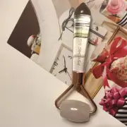 Psychic Sisters Rose Gold and Pink Jade Facial Roller New