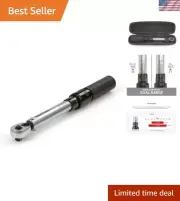 1/4 Inch Drive Dual-Direction Click Torque Wrench 10-150 in-lb - Precision Tool