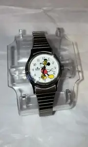 Vintage Disney Mickey Mouse Watch (Needs Battery) Never Worn Lorus
