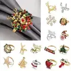 Claus Napkin Rings Christmas Supplies Table Decoration Christmas Napkin Ring