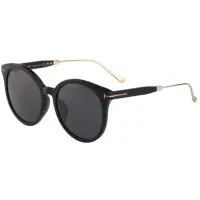在飛比找momo購物網優惠-【TOM FORD】太陽眼鏡 TF642K(黑配金色)