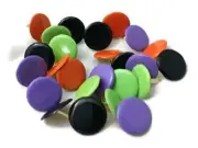 Halloween Assorted Jumbo Round Brads - Scrapbook Paper Fasteners