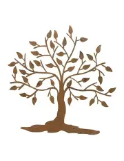 [Willow & Silk] Laser-Cut Tree of Life Wall Art in Rust