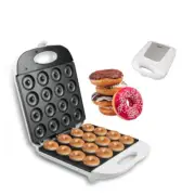 Donut Maker, 16 Holes Mini Donut Maker Machine, Mini Doughnut Maker Pancake Make