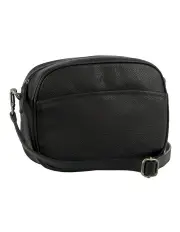 [Milleni] Nappa Leather Cross-Body Bag/Clutch in Black