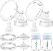 Maymom Pump Parts Spectra S2 Spectra S1, 17mm Flange Valve Tube Bottle Backflow Protector, Not Original Spectra S2 Accessories Replace Spectra Duckbill Valve Spectra Bottle Spectra