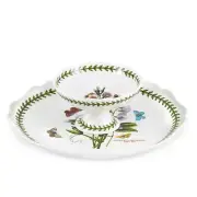 PORTMEIRION, BOTANIC GARDEN, 2-PIECE CHIP & DIP SET, NEW IN BOX