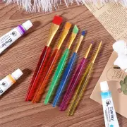 6Pcs Colourful Rod Candy Colour Brush Brush Set Gouache Brush Kids Art Brushes