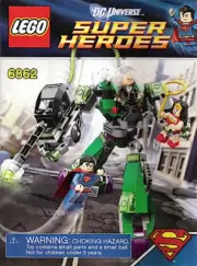 LEGO 6862 Instruction Booklets ONLY Superman vs. Power Armor Lex NEW