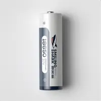 在飛比找ETMall東森購物網優惠-微笑鯊18650鋰電池手電筒頭燈動力充電電池3.7V大容量高