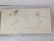 Antique 1920s Mollye Lilienfeld Designer Sheet Set White Fine Percale NOS Luxury