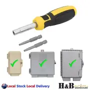 2 in 1 Telstra NBN PCD Key Tools Fibre Optic HFC FTTP N2P Security BOX Locking