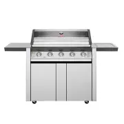 Beefeater 1600 Series 5 burner BBQ, side burner & trolley BMG1651SA