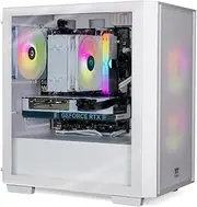 Thermaltake Computer System Genesis V4 PRO Snow - Intel 12400F / RTX 3050 / B760 WiFi / 16GB RGB RAM / H16 ARGB White, CA-4Y1-00D6WA-02
