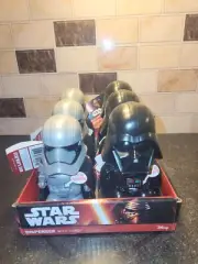 3 Captain Phasma/3 Darth Vader Star Wars Talking Candy Dispensers NEW W/Display