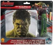 Hulk Wig & Makeup Kit Avengers Age Of Ultron Marvel Superhero Halloween
